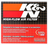 K&N Filter Universal Rubber Filter 2 inch Flange 3 1/8 inch Base, 2 inch Top, 3 inch Height