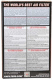K&N Filter Universal Rubber Round Straight Filter 20 Deg Angled 2-7/16in Flange 3-3/4in OD 4in H