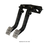 Wilwood Adjustable-Tandem Dual Pedal - Brake / Clutch - Fwd. Swing Mount - 6.25:1 - Black E-Coat