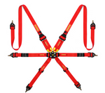 Momo Int. Camlock 6pt Clip In Restraint-Red