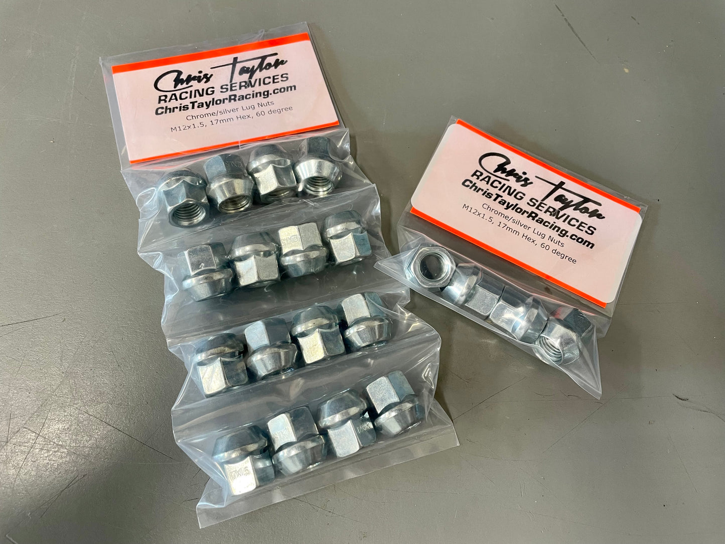 M12x1.5, 17mm hex lug nut