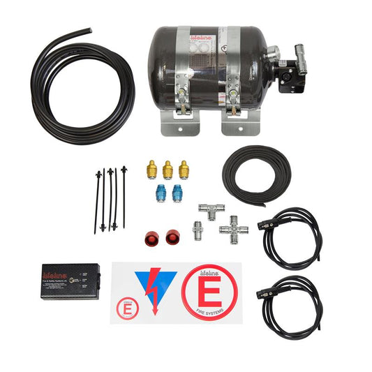 Zero 360 FIA 2.25kg Novec 1230 Stored Pressure Electric System