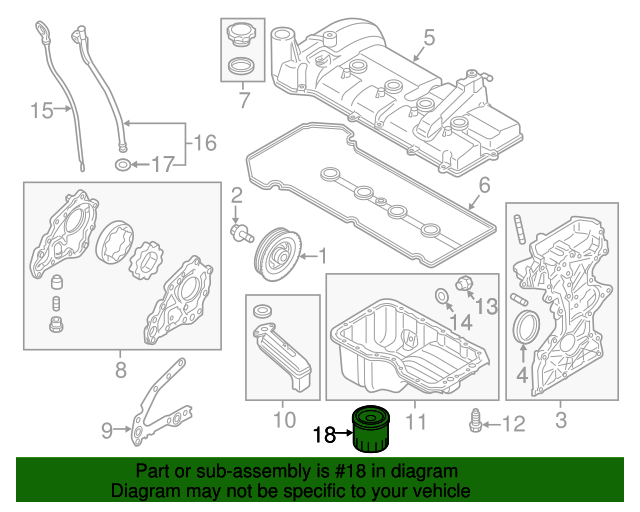 Mazda2 Oil Filter (B6Y1-14-302A) OEM