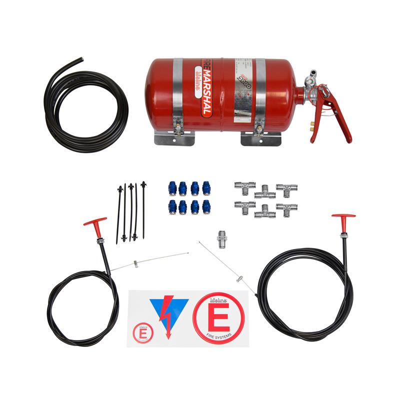 Zero 2000 FIA 4.0 ltr Fire Marshal Steel Fire Suppression System