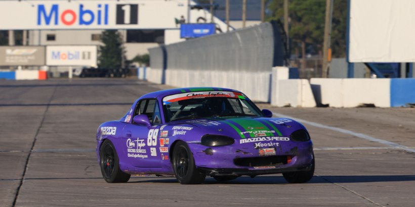 Chris Taylor Racing Spec Miata at Sebring